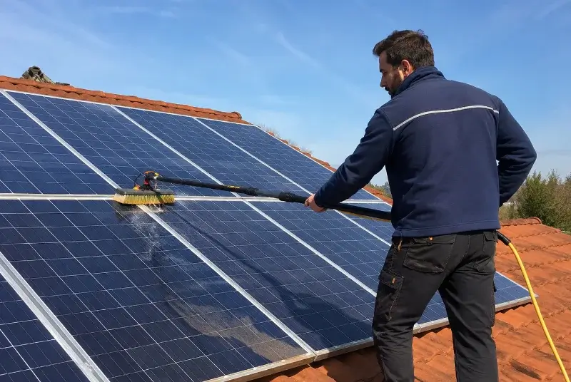 Nettoyage et entretien de panneaux solaires à Escaudain